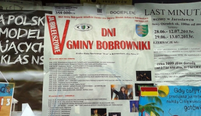 Tablica ogłoszeń w Dobieszowicach